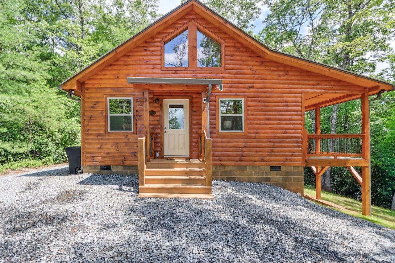 Private Murphy Cabin Rental With Wraparound Porch! Bagian luar foto