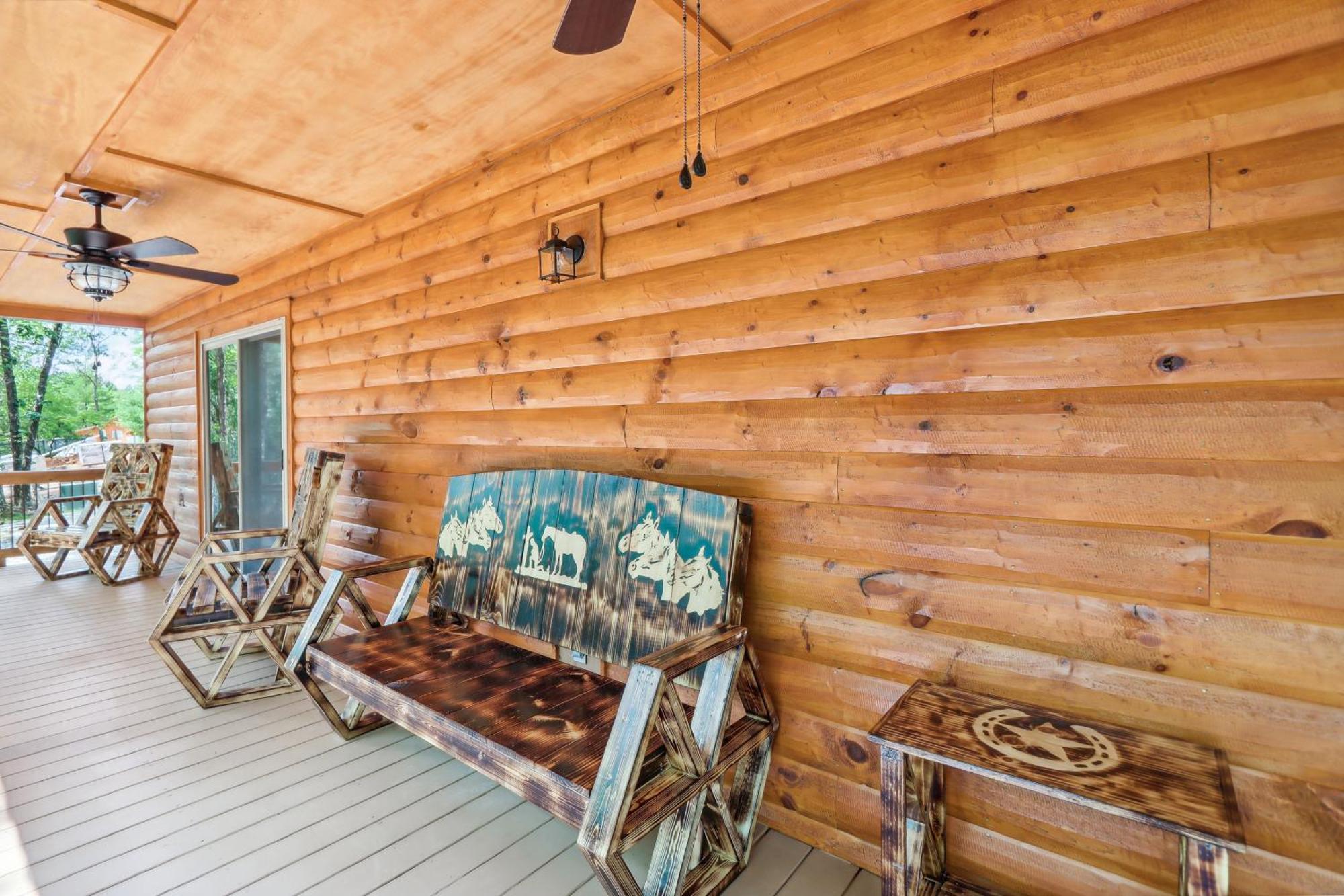 Private Murphy Cabin Rental With Wraparound Porch! Bagian luar foto