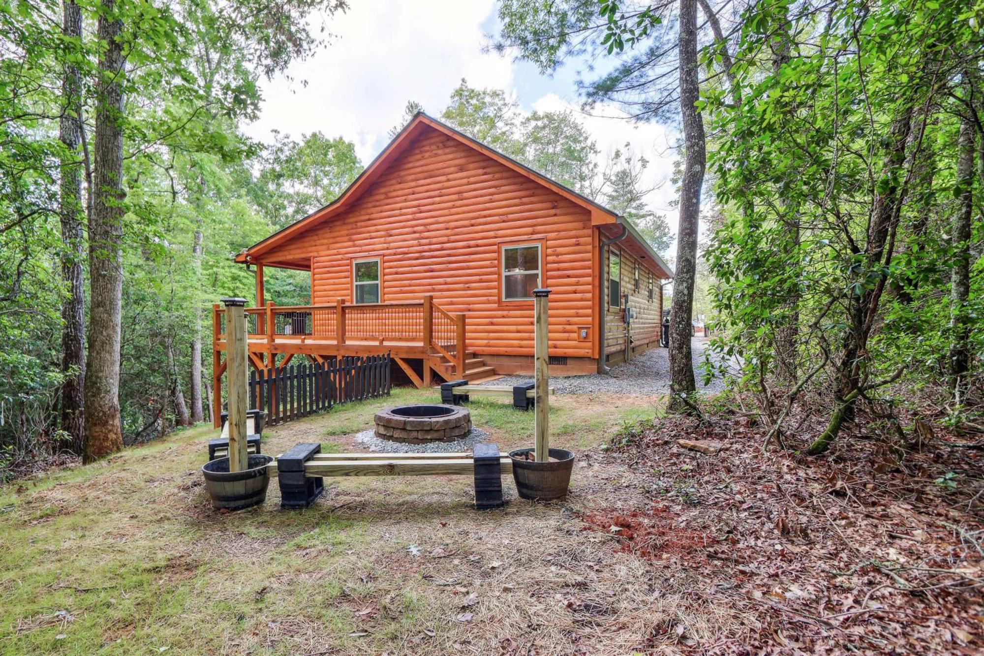 Private Murphy Cabin Rental With Wraparound Porch! Bagian luar foto